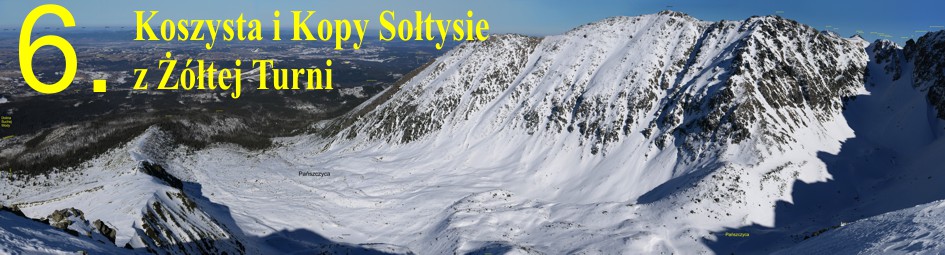 panoramka z Zółtej Turni